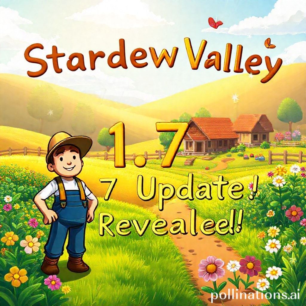 Stardew Valley 1.7 Update Announced by Creator Stardew Valley 1.7 Update Announced by Creator