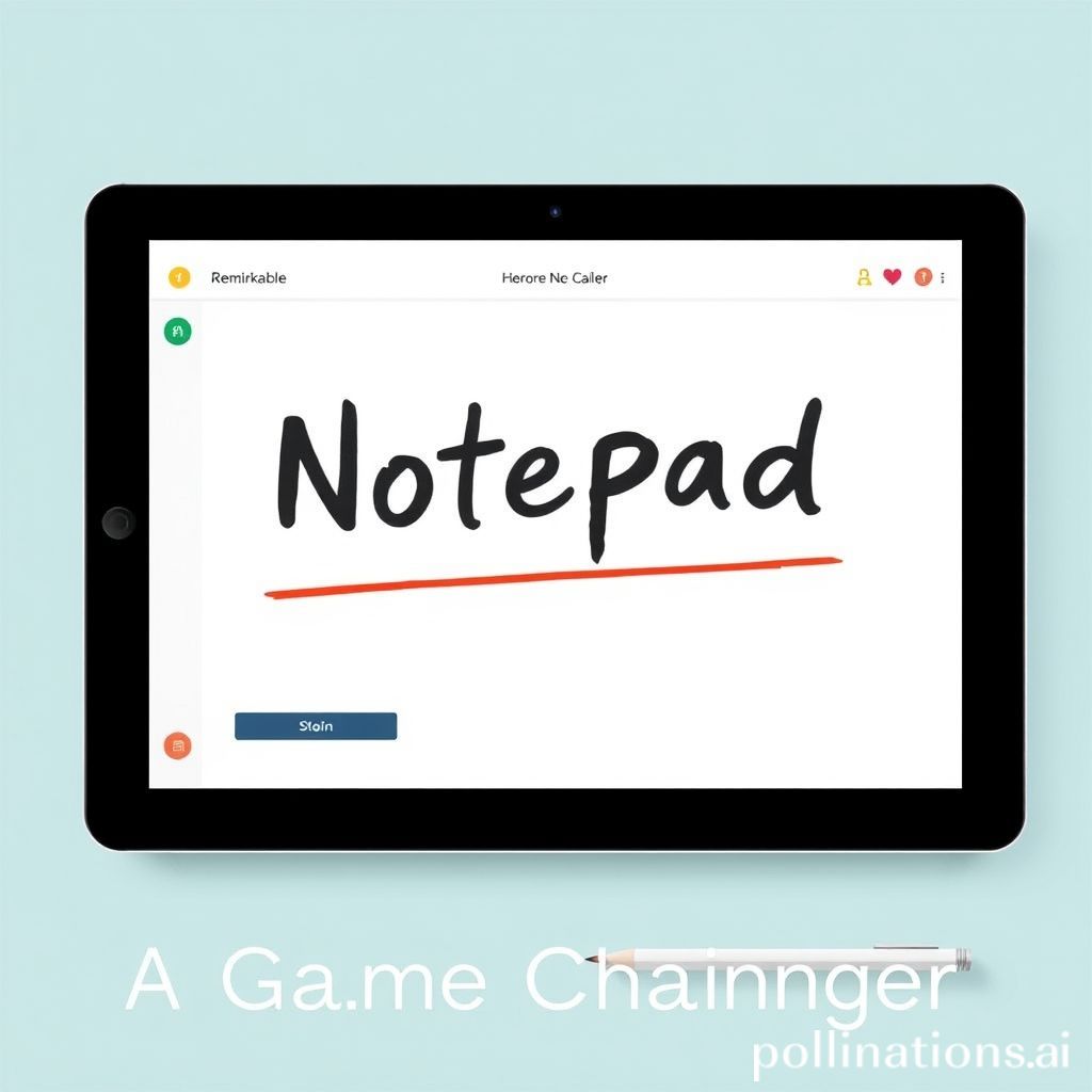 Remarkable’s New Digital Notepad: A Game Changer Remarkable’s New Digital Notepad: A Game Changer