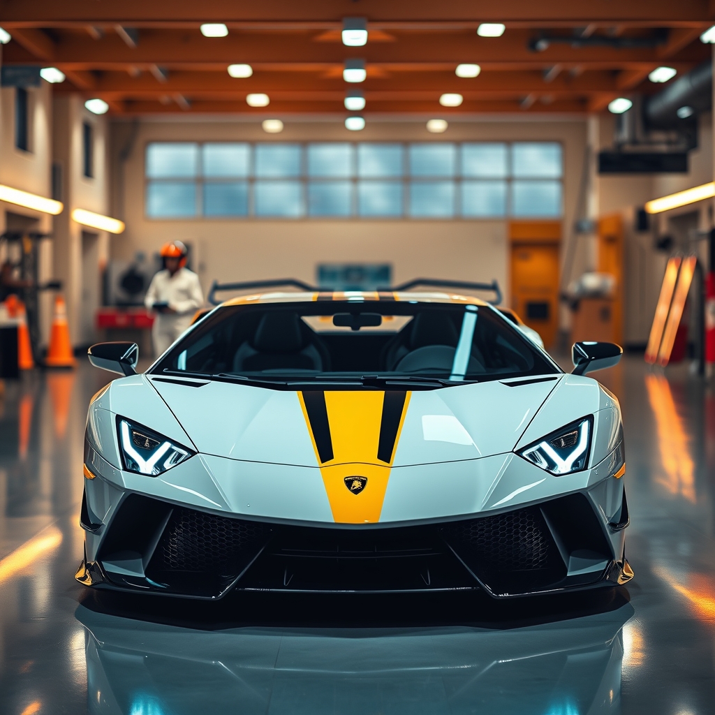 Lamborghini Honors a Legendary Supercar With High-Tech Custom Paint Engineering Lamborghini Honors a Legendary Supercar With High-Tech Custom Paint Engineering